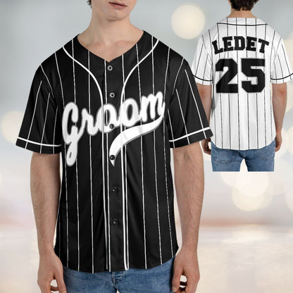 Groom Baseball Jersey